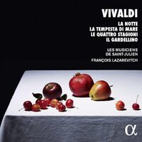 Antonio Vivaldi La Notte, La Tempesta Di Mare, Le Quattro Stagioni, Il Gardellino - LES MUSICIENS DE SAINTJULIEN CD