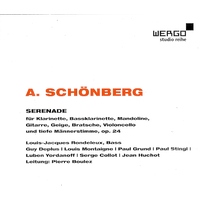 A. Sch√∂nberg - Louis-Jacques Rondeleux, Guy Deplus - Serenade, Op. 24 NEW SEALED