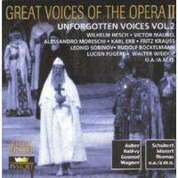 Great Voices Of Opera II, Unforgotten Vol II 2 CD
