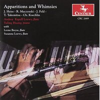 Apparations For Flute And Pian -Bach, Johann Sebastian CD