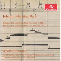 Bach: Sonatas for Violin & Harpsichord - J.S. / Apallo Ensemble Bach CD
