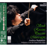 Italian Opera Orchestra Choral Japan Version -Andrea Battistoni CD