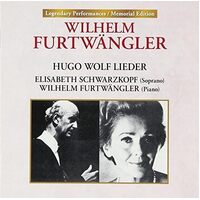 & Furtwangler-Hugo Wolf Lieder - Elisabeth Schwarzkopf CD