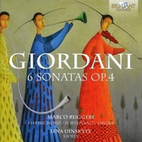6 Sonatas - Tommaso Giordani CD