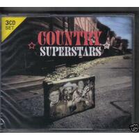 COUNTRY SUPERSTARS on 3 DISC'S CD