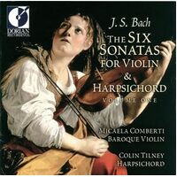 Bach The 6 Sonatas For Violin Harpsichord Vol. 1 - J.S. Bach CD