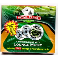 A Poker Evening with Lounge Music - includes FREE POKER PLAYING CARDS NEW SEALED