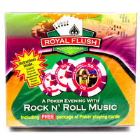 A Poker Evening with Rock 'n' Roll Music / with FREE PLAYING CARDS CD NEW SEALED