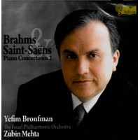 Brahms/Saint-Saens: Piano Concerto No.2 CD