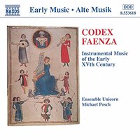 Music Of The Early Xvth Centur -Faenza CD