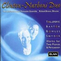 Music For 2 Pianos Percussion - CLINTONNARBONI DUO CD