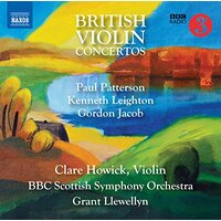 British Violin Concertos -Howick, Clare Bbc Scottish Symphony Orchestra Grant CD
