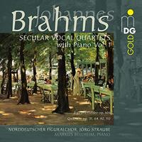 Brahms, Secular Quartets With Piano, Volume 1 Sacd -Norddeutscher Figuralchor, CD