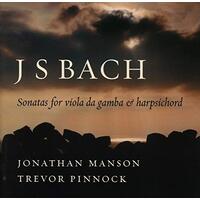 4 Viola Da Gamba Sonatas -J S Bach, Jonathan Manson, Trevor Pinnock CD