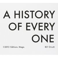 History Of Every One - Bill Orcutt CD