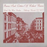 Poems & Letters of Robert Burns - Max Dunbar CD