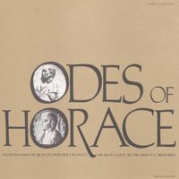 Odes of Horace - John F.C. Richards CD
