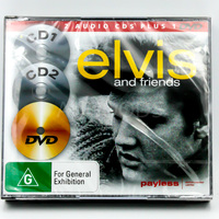 Elvis and Friends- 3 Disc Set - 2 Audio Plus 1 DVD MUSIC CD NEW SEALED
