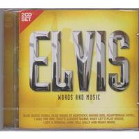 ELVIS PRESLEY WORDS AND MUSIC on 2 Disc's CD