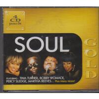 SOUL - GOLD - VARIOUS ARTISTS: 4 DISC SET CD