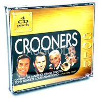 CROONERS - 4 Disc Gold PACK Louis Armstrong, Sinatra, Bennett, Martino NEW