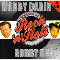 HEROES OF ROCK 'N' ROLL Bobby Darin -Bobby Vee 2 disc MUSIC CD NEW SEALED