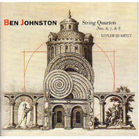 String Quartets Nos. 6 7 & 8 Quietness - Johnston / Kepler Quartet / Leventhal CD