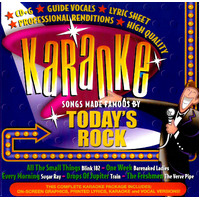 Karoake - Todays Rock CD