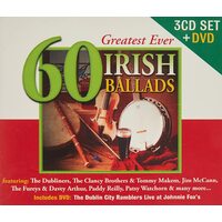 60 Greatest Ever Irish Ballads PRE-OWNED CD: DISC LIKE NEW