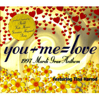 Tina Harrod - You + Me = Love (1997 Mardi Gras Anthem) PRE-OWNED CD: DISC EXCELLENT