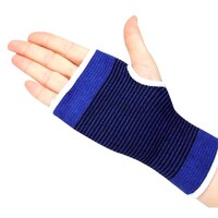 Pair of 2 Palm Hand Sports Support Compression Wrap