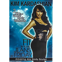 KIM KARDASHIAN: FIT IN YOUR JEANS BY FRIDAY: AMAZING ABS BODY SCULPT - DVD New