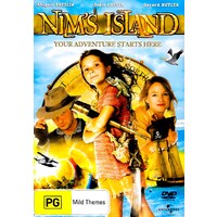 Nim's Island -Rare DVD Aus Stock -Family New Region 2,4