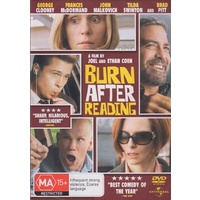 Burn After Reading DVD