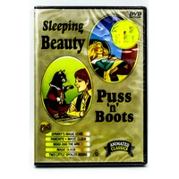 Sleeping Beauty/ Puss 'n' Boots - Double Feature - Rare DVD Aus Stock New