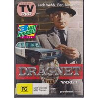 DRAGNET VOL. 1 JACK WEBB CLASSIC TV DVD