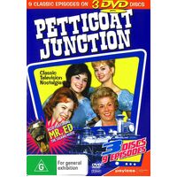 Pettigoat Junction 3 Disc 9 Episodes -DVD Comedy Series Rare Aus Stock New
