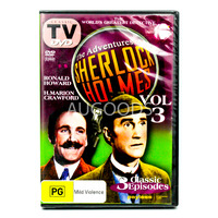 The Adventures of Sherlock Holmes VOL 3 Ronald Howard - DVD Series New