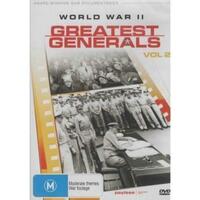 World War 2 : Greatest Generals : Vol 2 -Rare DVD Aus Stock War Series New