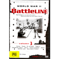 Battleline Volume 3 World War 2 -Rare DVD Aus Stock War Series New Region ALL