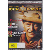 blue steel + the lucky texan: john wayne - Rare DVD Aus Stock New Region 4