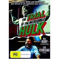 THE TRIAL OF THE INCREDIBLE HULK BILL BIXBY LOU FERRIGNO DVD
