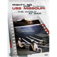 U.S.S. MISSOURI MIGHTY MO WORLD AT WAR ALL REGIONS/PAL Navy DVD