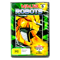 Ninja Robots Volume 6 -DVD Animated Series Rare Aus Stock New Region ALL