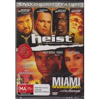 Heist / Miami Shakedown - Rare DVD Aus Stock New