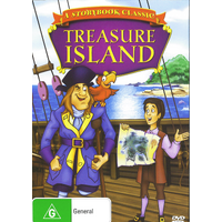 TREASURE ISLAND- ANIMATION A STORYBOOK CLASSIC -Kids DVD Rare Aus Stock New