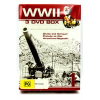 WWII - 3 DISC BOX SET -Rare DVD Aus Stock War Series New