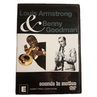 LOUIS ARMSTRONG & BENNY GOODMAN -Rare DVD Aus Stock -Music New