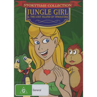 Jungle Girl & the Lost Island of Dinosaurs All Regions -Kids DVD New
