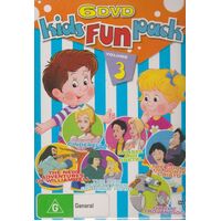 Kid's FUN PACK VOLUME 5 :6 PACK PETER PAN -Kids DVD Rare Aus Stock New
